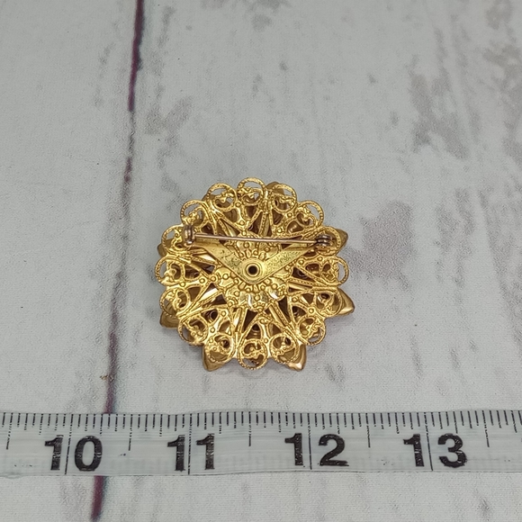 NO TAGS Pink Rhinestone Brooch Pin - Picture 9 of 10